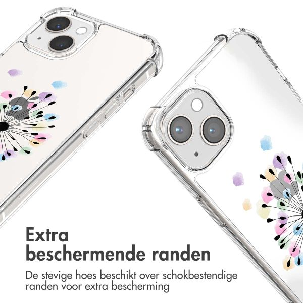 imoshion Design hoesje met koord iPhone 13 - Sandstone Dandelion