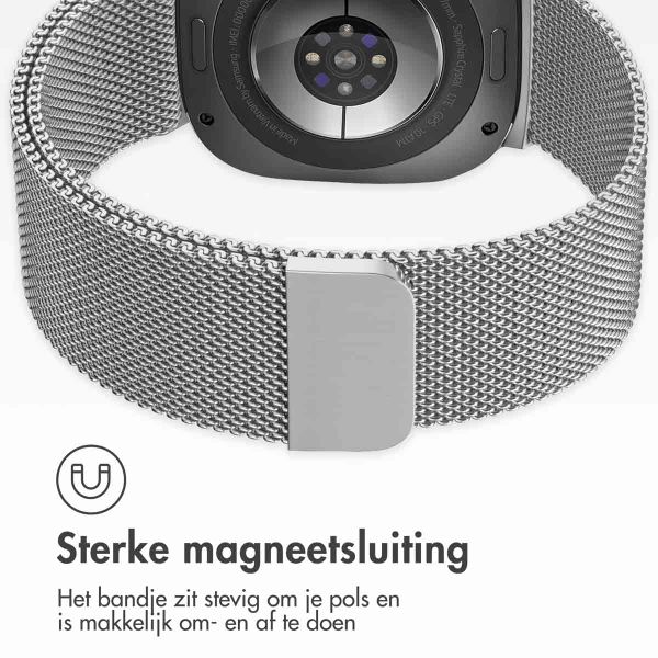 imoshion Milanees magnetisch bandje Samsung Galaxy Watch Ultra (2024/2025) - Zilver