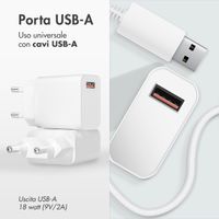 imoshion Wall Charger 18 Watt | USB-A - Wit - Apple Watch 9 - 45 mm