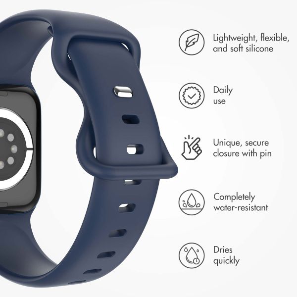 imoshion Silicone⁺ Strap Apple Watch | 44/45/46/49 mm - Size M/L - Midnight