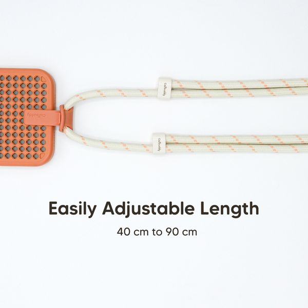 Callbuddy Lanyard - Cross Body Telefoonkoord - Salmon Beige