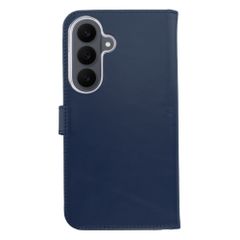 Selencia Genuine Leather Book Case Samsung Galaxy S26 FE - Blue