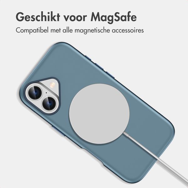 imoshion Color Backcover met Thin MagSafe Ring Apple iPhone 17 - Donkerblauw
