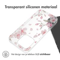 imoshion Design hoesje Apple iPhone 15 Pro - Blossom Watercolor