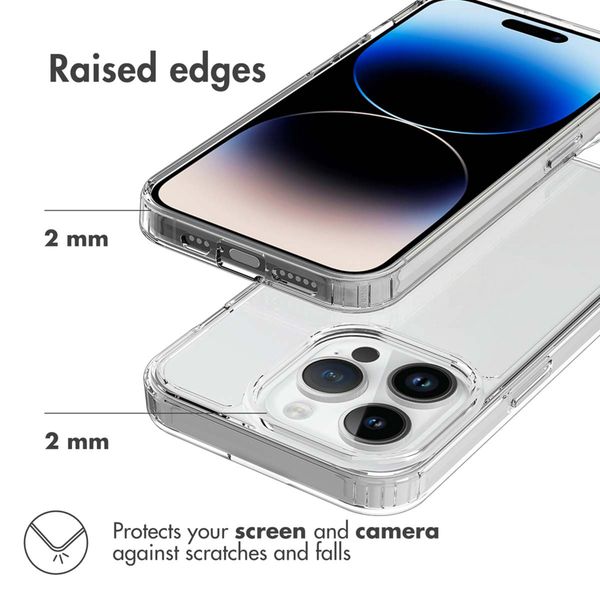 Accezz Xtreme Impact Back Cover Apple iPhone 15 Pro - Transparent