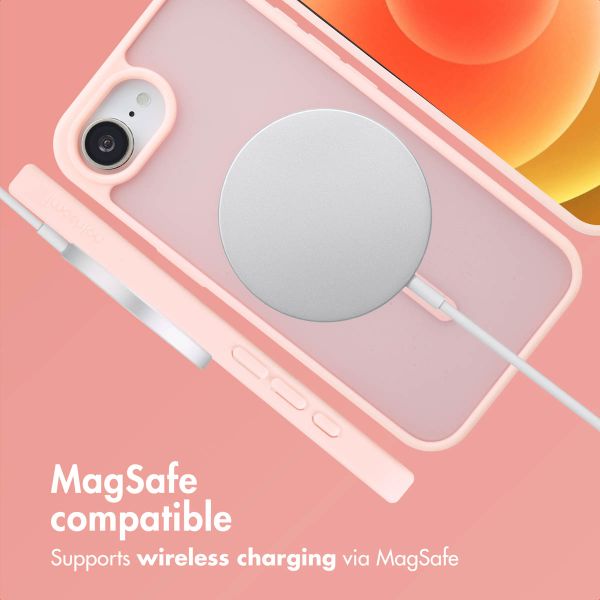 imoshion Colour Guard Back Cover with MagSafe Apple iPhone 17e / 16e - Light Pink