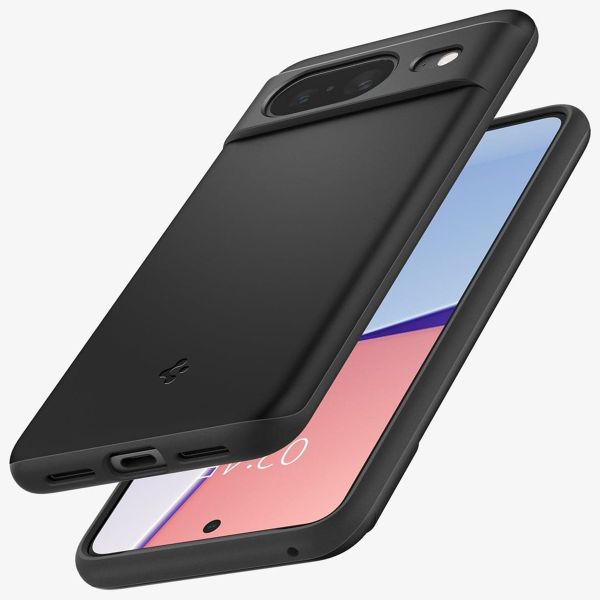 Spigen Thin Fit Backcover Google Pixel 8 - Zwart