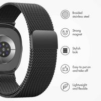 imoshion Milanese magnetic band Samsung Galaxy Watch 9 (40/44mm) / Watch 8 (40/44mm) / Classic (46mm) - Black