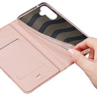 Dux Ducis Slim Softcase Bookcase Samsung Galaxy S24 - Rosé Goud