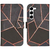 imoshion Design Softcase Bookcase Samsung Galaxy S23 - Black Graphic