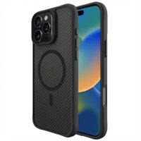 imoshion Rugged Hybrid Carbon Case met MagSafe Apple iPhone 16 Pro Max - Zwart