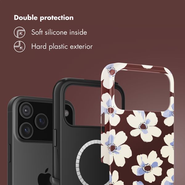Selencia Vivid Back Cover with MagSafe Apple iPhone 17 Pro - Choco Flower Pop
