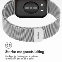 imoshion Milanees magnetisch bandje Huawei Watch Fit 3 - Zilver