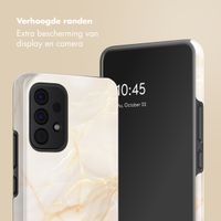 Selencia Vivid Backcover Samsung Galaxy A53 - Golden Beige Marble