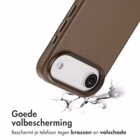 Accezz MagSafe Leather Backcover Apple iPhone Air - Coffee Brown