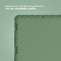 imoshion Kidsproof Backcover met handvat Samsung Galaxy Tab A11 Plus / A9 Plus - Olive Green