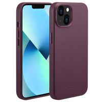 Accezz MagSafe Leather Backcover Apple iPhone 13 - Heath Purple