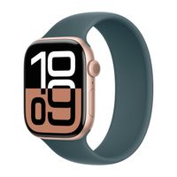 Apple Siliconen solobandje Apple Watch Series 1 - 11 / SE / Ultra (44/45/46/49 mm) - Maat 11 - Lake Green