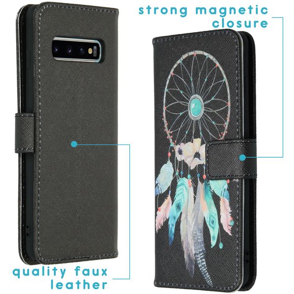 imoshion Design Softcase Bookcase Samsung Galaxy S10 - Dreamcatcher