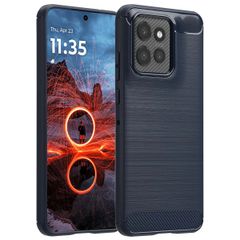 imoshion Brushed Backcover Motorola Thinkphone 25 / Motorola Edge 50 Neo / Edge 60 Neo - Donkerblauw