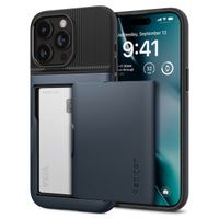 Spigen Slim Armor CS Backcover iPhone 15 Pro - Metal Slate