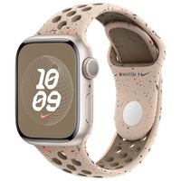 Apple Nike Sport Band Apple Watch Series 1 t/m 9 / SE (38/40/41 mm) | Series 10 (42 mm) - Maat S/M - Desert Stone