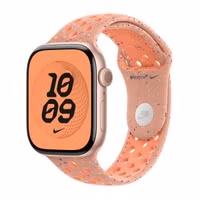 Apple Nike Sport Band Apple Watch Series 1 t/m 9 / SE (38/40/41 mm) | Series 10 / 11 (42 mm) - Maat M/L - Alpenglow Pink