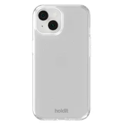 Holdit Glitter Case Apple iPhone 15 / 14 / 13 - Wit