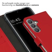 Selencia Echt Leren Bookcase Samsung Galaxy S24 Plus - Rood