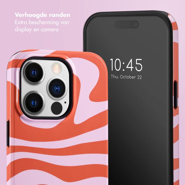 Selencia Vivid Backcover Apple iPhone 14 Pro - Dream Swirl Pink