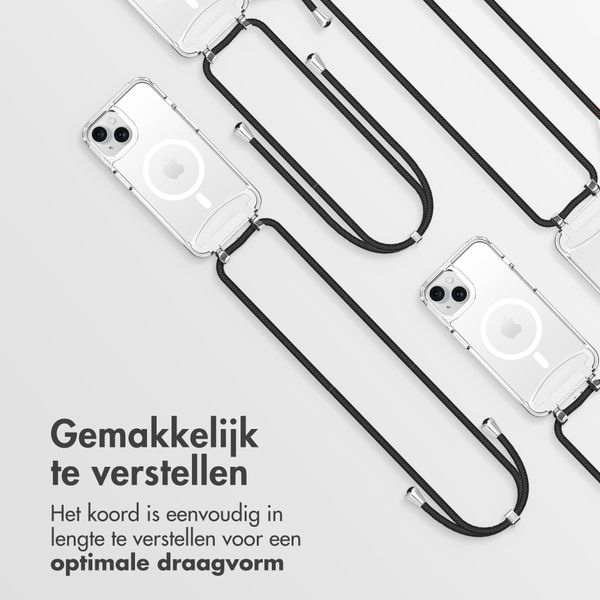 imoshion MagSafe Backcover met afneembaar koord Apple iPhone 15 - Transparant