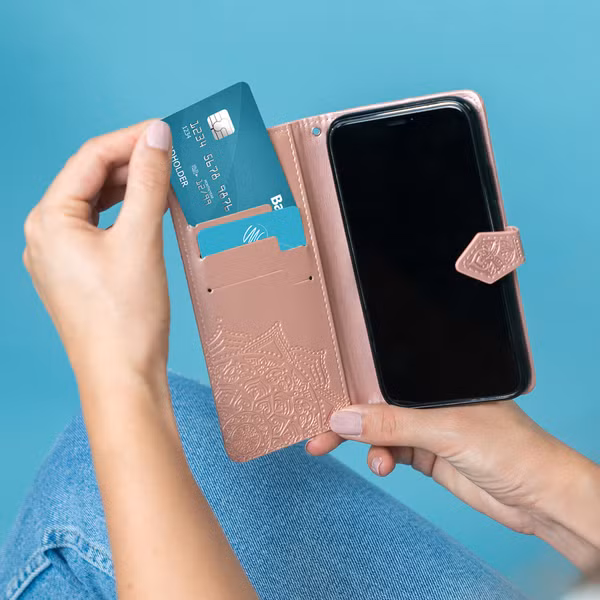 imoshion Mandala Bookcase Oppo A53 / Oppo A53s - Rosé Goud