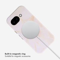 Selencia Vivid Back Cover with MagSafe Google Pixel 10a - Golden Beige Marble