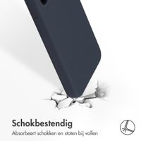 Accezz Liquid Silicone Backcover Samsung Galaxy S23 - Donkerblauw