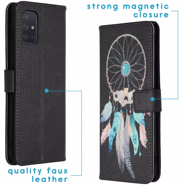 imoshion Design Softcase Bookcase Samsung Galaxy A71 - Dreamcatcher