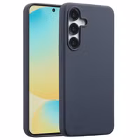 Accezz Liquid Silicone Backcover met MagSafe Samsung Galaxy S25 FE - Donkerblauw