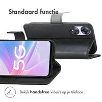 imoshion Luxe Bookcase Oppo A58 - Zwart