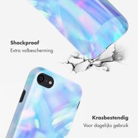 Selencia Vivid Tough Backcover Apple iPhone SE (2022 / 2020) / 8 / 7 - Holographic Blue Dream