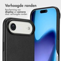 Accezz Leather Bookcase 2-in-1 met MagSafe Apple iPhone Air - Onyx Black