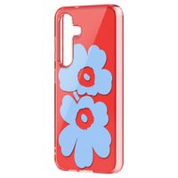 Samsung Unikko Hybrid Case Marimekko Samsung Galaxy S25 - Rood