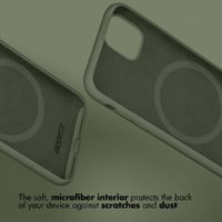Accezz Liquid Silicone Back Cover Apple iPhone SE (2022 / 2020) / 8 / 7 - Cooper Green