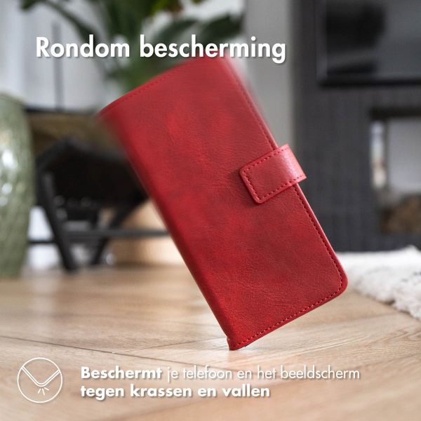 imoshion Luxe Bookcase Samsung Galaxy A25 (5G) - Rood