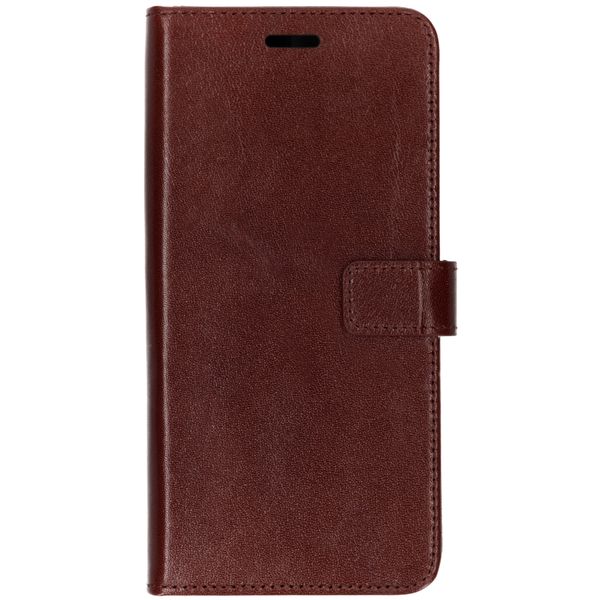 Valenta Leather Bookcase Samsung Galaxy A9 (2018) - Bruin