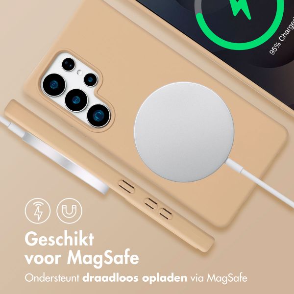 imoshion Color Backcover met afneembaar koord MagSafe Samsung Galaxy S25 Ultra - Beige