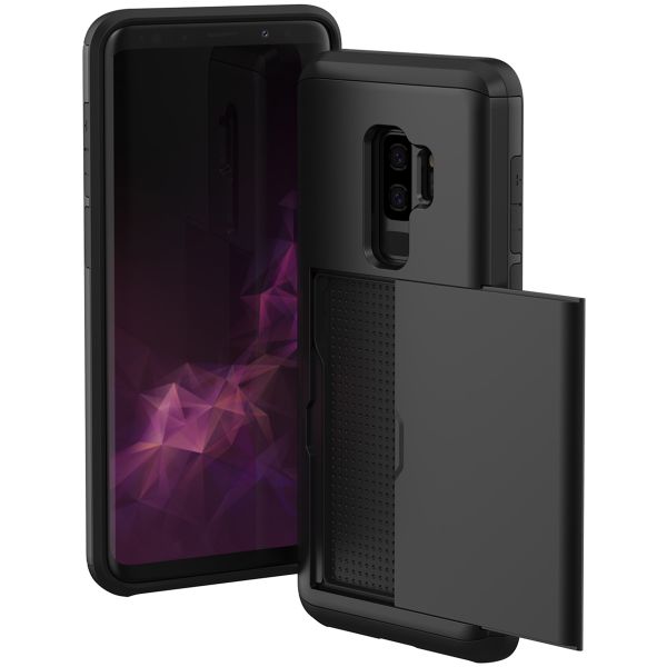 imoshion Backcover met pasjeshouder Samsung Galaxy S9 Plus - Zwart