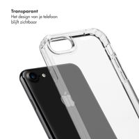 Selencia Backcover met afneembare haakjes Apple iPhone SE (2022 / 2020) / 8 / 7 - Transparant