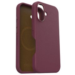 OtterBox Symmetry Cactus leren Backcover met MagSafe Apple iPhone 16 - Maroon Bells