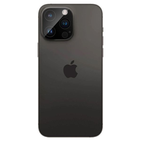 Spigen GLAStR Camera Protector Glas 2 Pack Apple iPhone 14 Pro / 14 Pro Max - Zwart