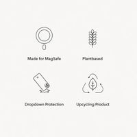 Woodcessories Bio Case MagSafe Apple iPhone 16 Pro Max - Zwart