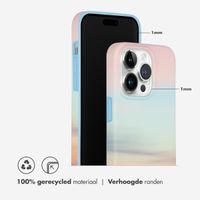 Selencia Aurora Fashion Backcover iPhone 14 Pro - Duurzaam hoesje - 100% gerecycled - Sky Sunset Multicolor